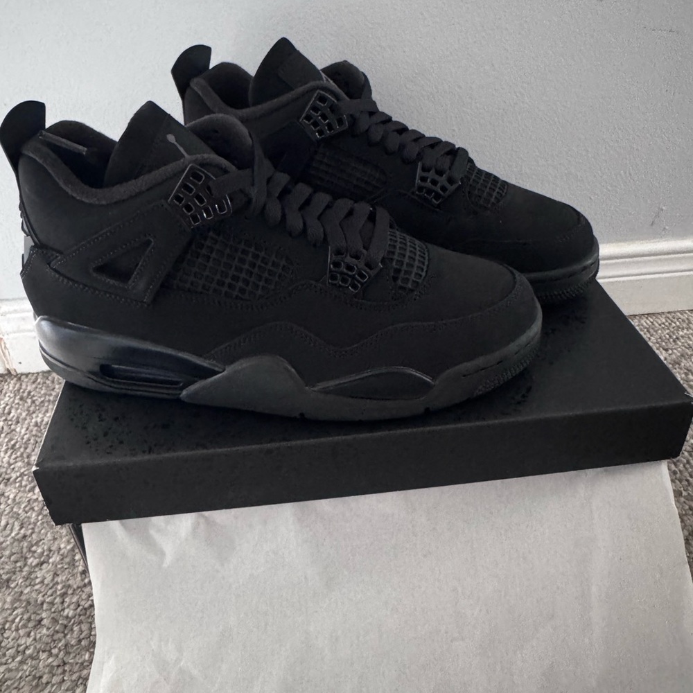 Jordan Black Sneakers new black cat
